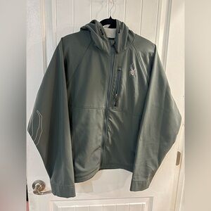 Spyder Gray Fleece-Lined Jacket hoodie
